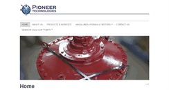 Desktop Screenshot of pioneertech.ca