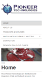 Mobile Screenshot of pioneertech.ca